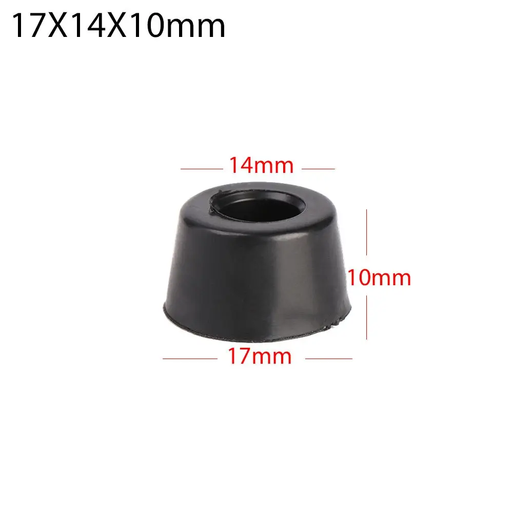 

Заглушки для мебели черные резиновые 10 шт