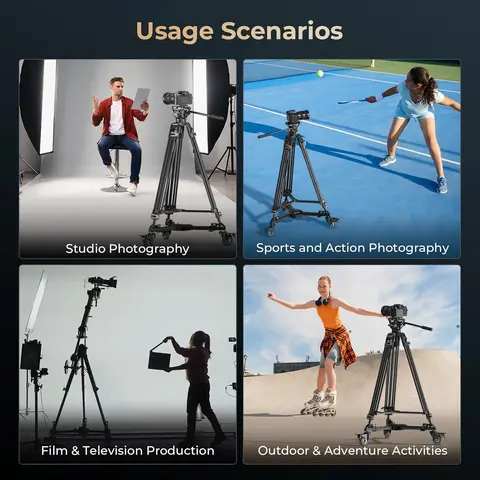 SmallRig Quick-Lock Photography Heavy Duty Tripod Dolly 20 кг полезная нагрузка колеса штатива с регулируемыми ножками сумка для переноски для съемок