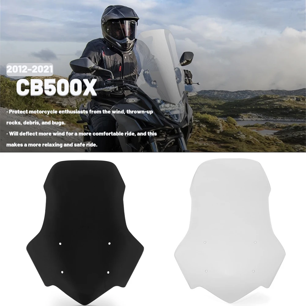 Ветрозащитный экран для мотоцикла MTKRACING для HONDA CB 500X CB500X 2012-2021, аксессуары для ветрового стекла