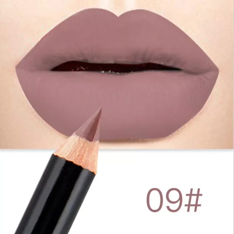 Colors Brand Lip Pencils Matte Lipliner Pencil Waterproof Makeup Lips 2020 Matte Lipstick Lip Liner Pen Smooth Nude Cosmetics