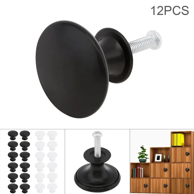 12 шт. полая круглая ручка с одним отверстием кухонная шкаф/ящики/дверные ручки