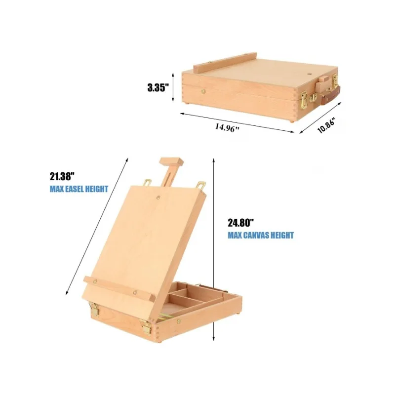 Коробка для художественных принадлежностей мольберт коробка эскизов хранения