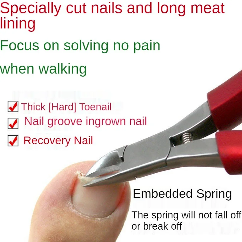 

Suit Toenail Clippers Toenail Correction Tools Olecranon Needle Nose Pliers Dead Skin Pliers Ingrown Toenail Tools Nail Clippers