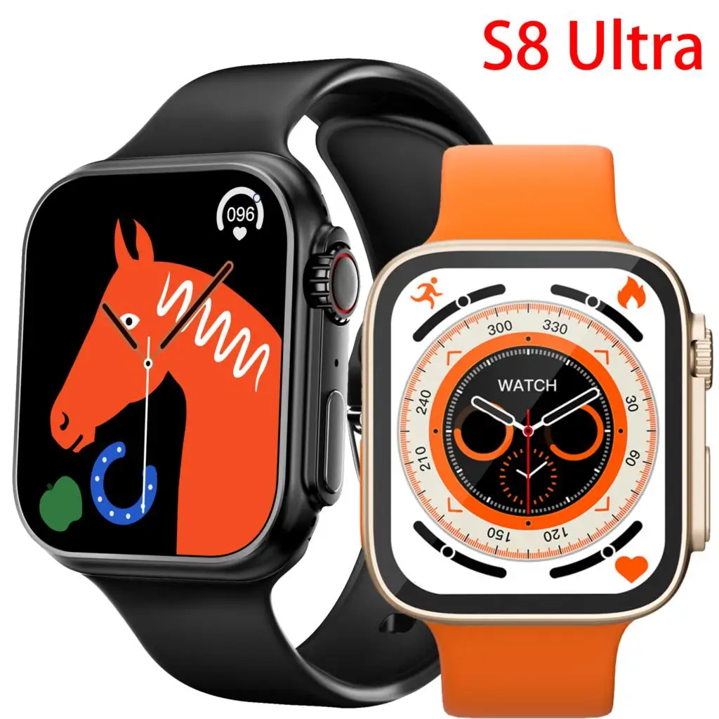 

New Series 8 Smart Watch S8 Ultra Smartwatch Men Women Bluetooth Call Waterproof Wireless Charging HD Screen PK HW8 DT8 X8 Max