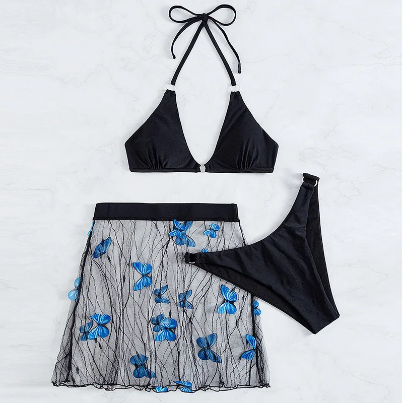 Купальник-бикини женский с эффектом пуш-ап и завышенной талией |