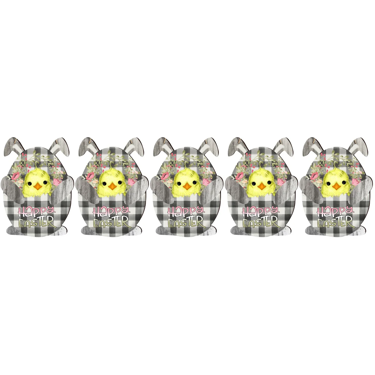 

5x Colorfast Decorative Creative Sturdy Premium Home Decoration Easter Bunny Ornaments Easter Bunnies Decor for Gift Option