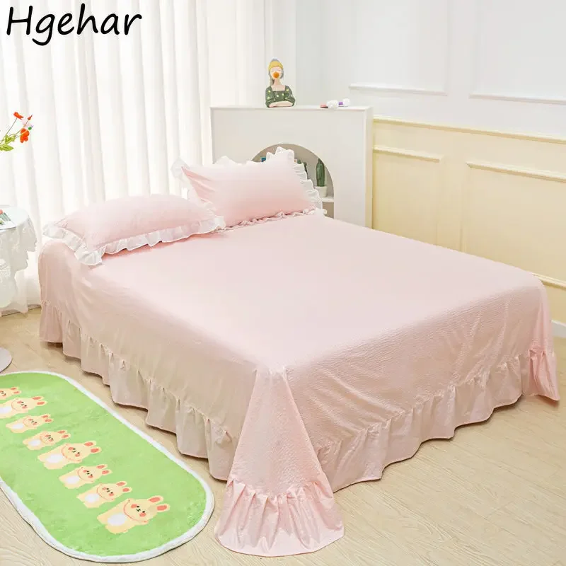 Простыни плоские однотонные удобные нескользящие простыни Антибактериальный