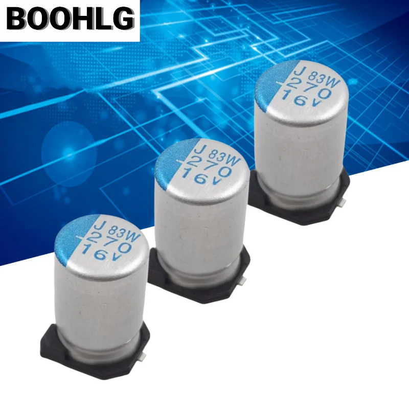 Конденсатор NCC SMD 2,5 в 6,3 В 10 в 16 в 82 МКФ 100 мкФ 180 мкФ 220 мкФ 330 мкФ 390 мкФ 470 мкФ 560 мкФ для материнской платы VGA NIPPON CHEMI, 20 шт. (art.: 3920c652ee592) - 3920c652ee592