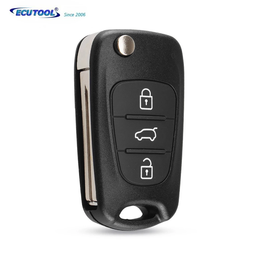 

Car Key Shell Replacement 3 Buttons Flip Remote Key Case Blank Cover Kia Rio 3 Picanto Ceed Cerato Sportage K2 K3 K5