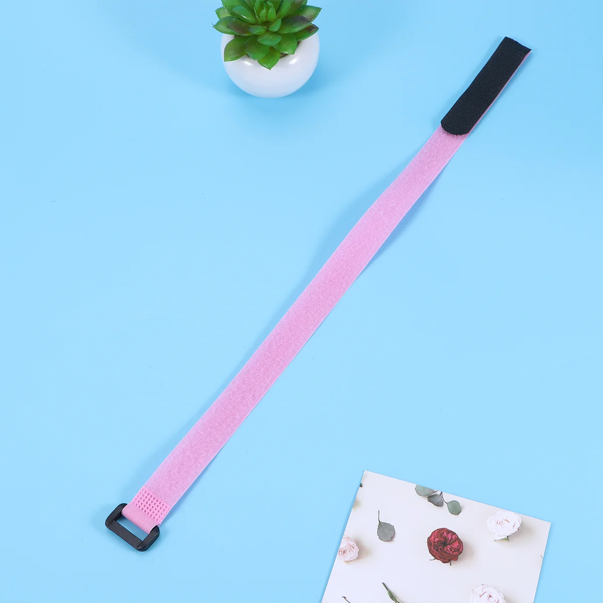 

10pcs Buckle Stickers Cable Ties Stickers Strap Stickers Sticking Band Bundling Belt with Button