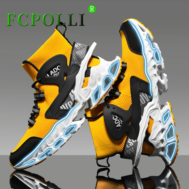 

2023 New Trail Running Shoes Men Designer Sneakers For Mens Breathable Leisure Sport Shoe Men High Top Gym Shoes Man