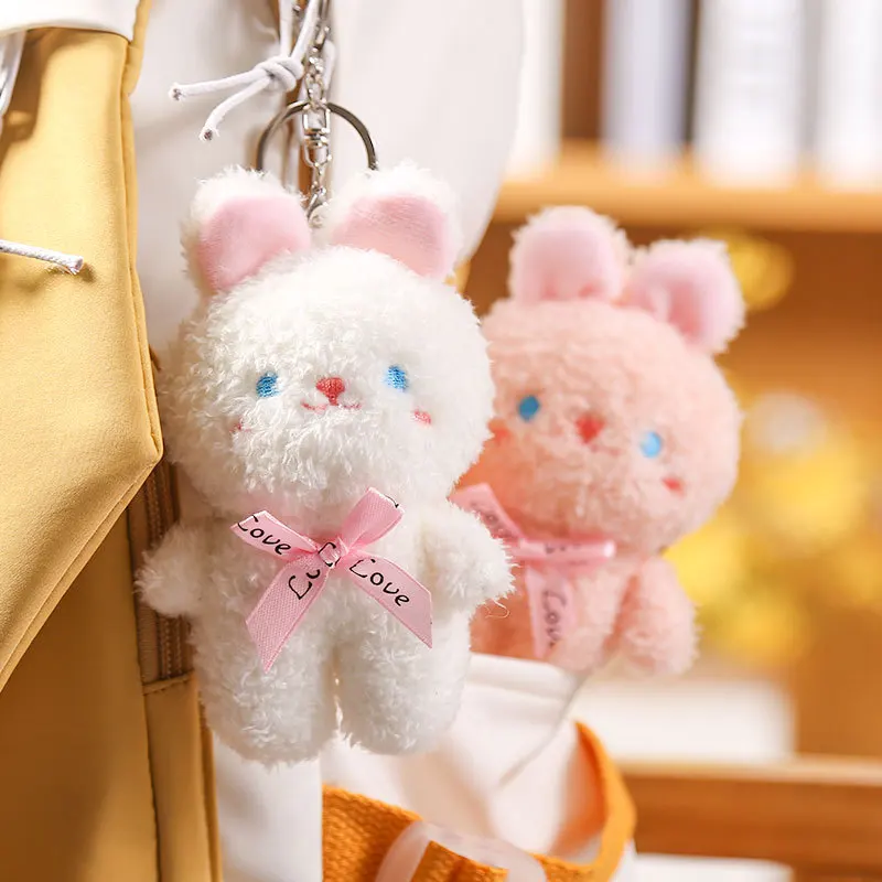 Новый милый кролик с бантом забавный фотообои мягкие украшения пара модных