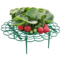 1 set storage support useful keep clean hollow out round growing storage rack for lawn plant stand plant support