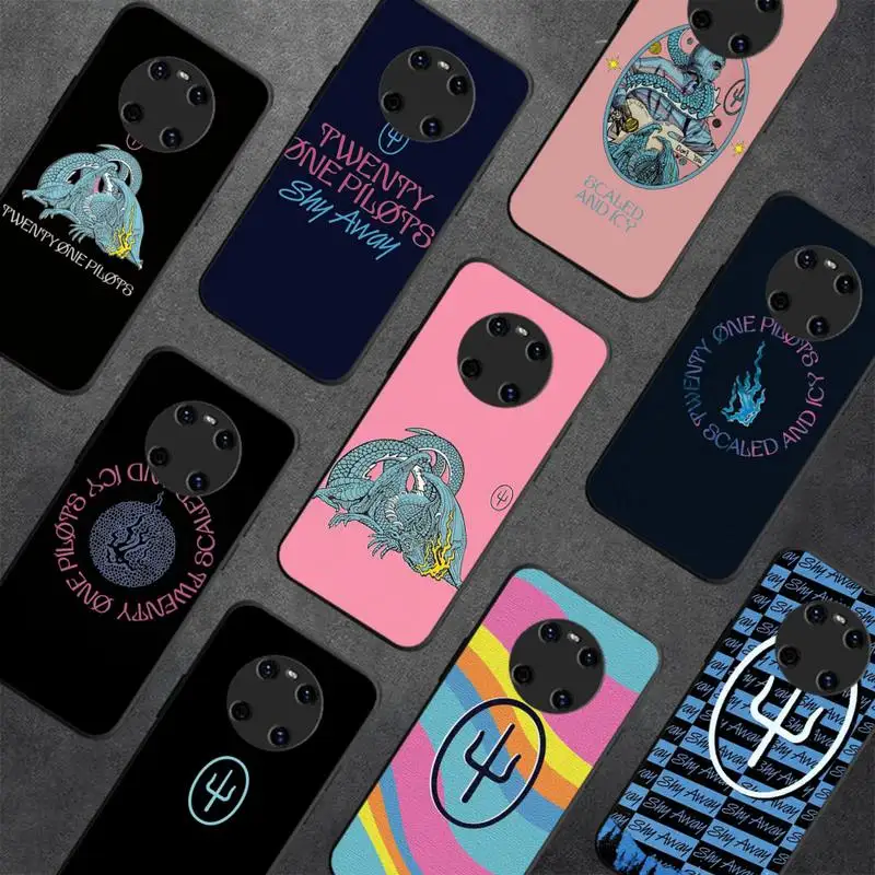 

Twenty One 21 Pilots Scaled Icy Phone Case for Redmi 8 9 9A for Samsung J5 J6 Note9 for Huawei NOVA3E Mate20lite cover