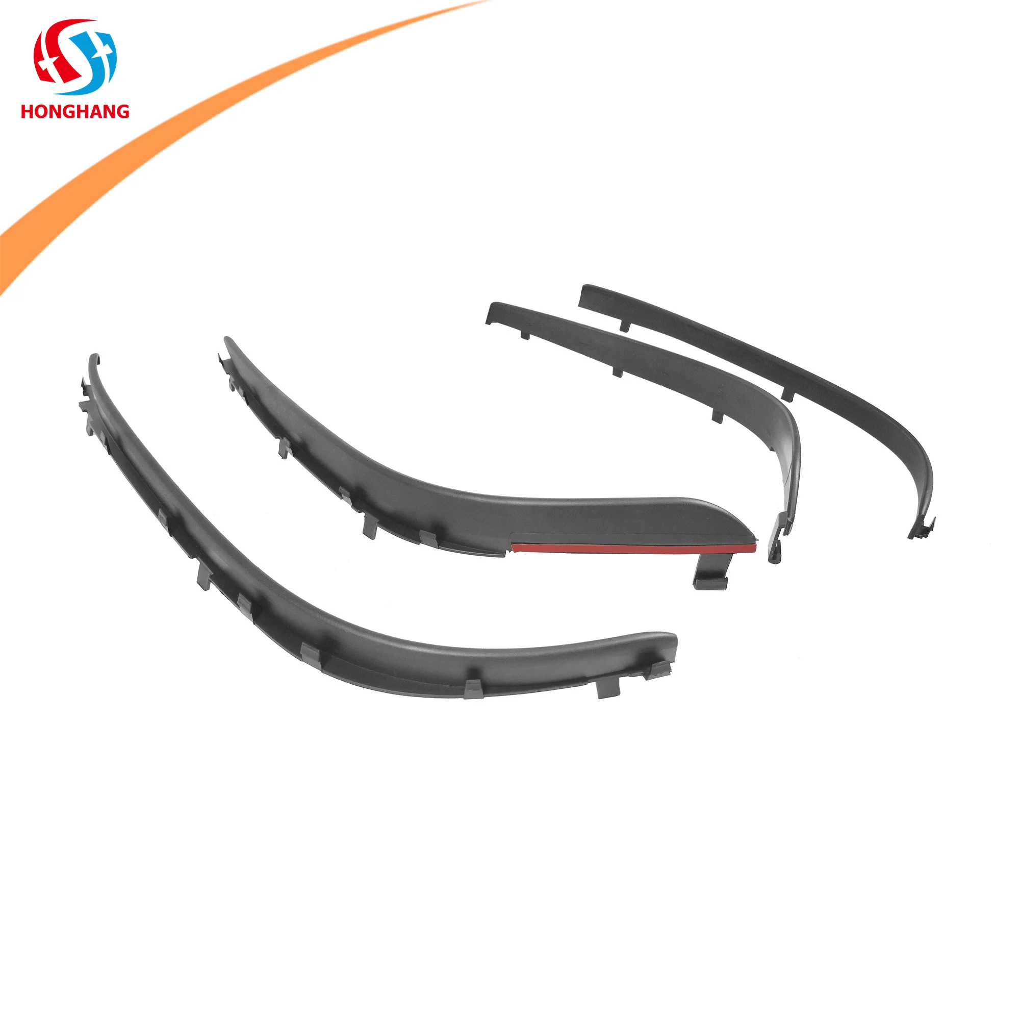 Honghang 4 шт. PP глянцевый черный SRT8 расширители крыльев для Jeep Grand Cherokee Fender Flare 2014-2020