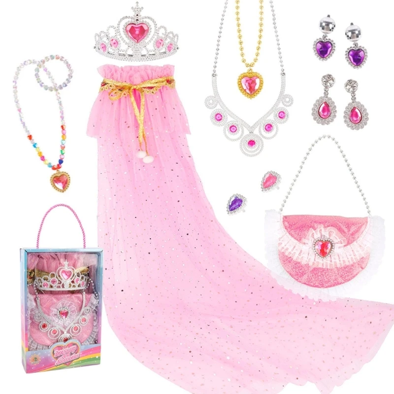 

Fairy Costume Fairy wand Fairy Princess Costume PrincessCloak Wand Jewelry Princess Party DressUp Girl Birthday Costume
