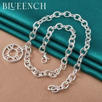 blueench 925 sterling silver roman pendant necklace for women proposal marriage temperament casual fashion jewelry