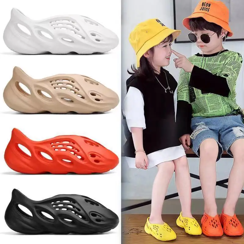 

Мюли детские летние с мультяшным рисунком, модные мягкие сандалии для мальчиков и девочек, садовая обувь