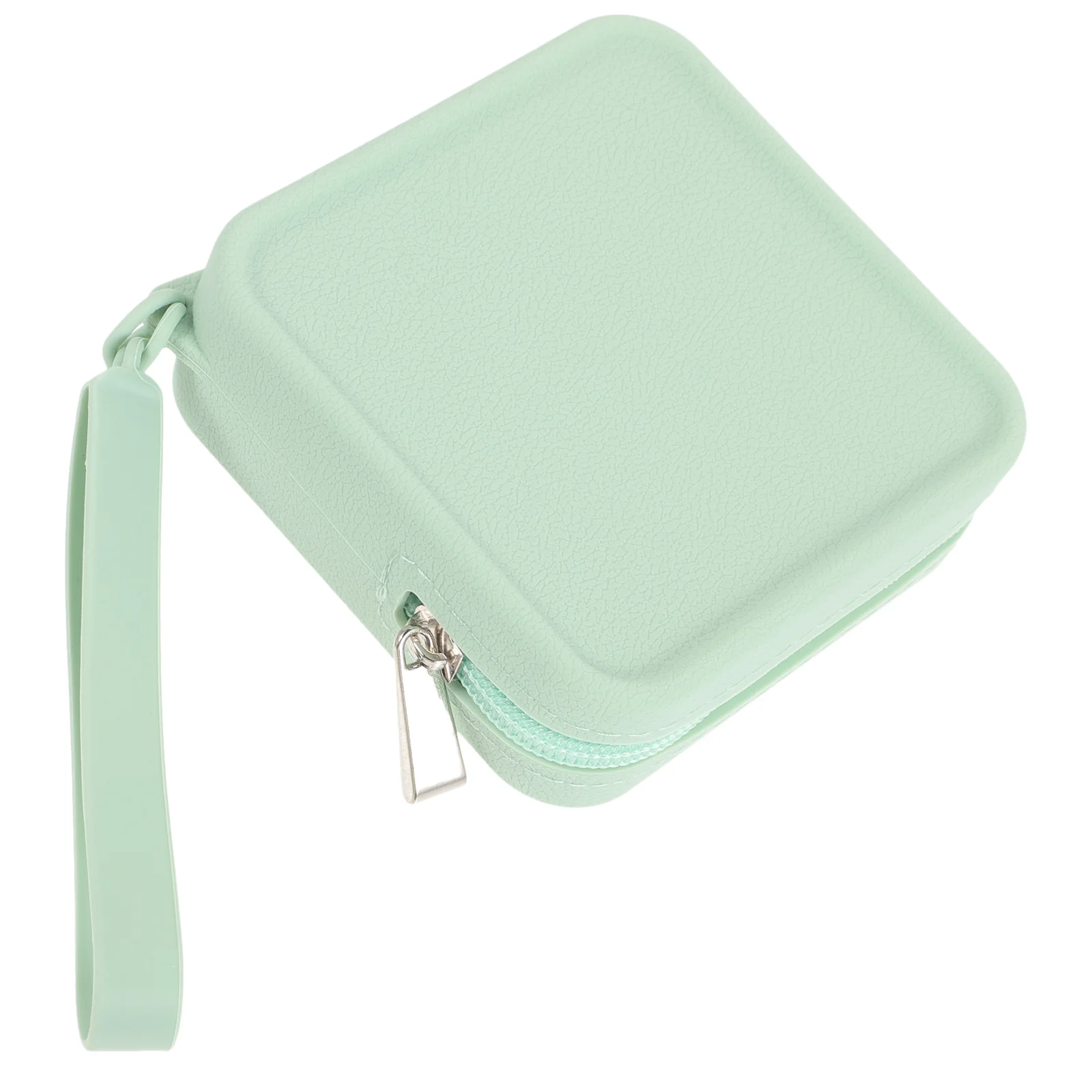 Кошелек для монет сумка женской гигиены тампоны светло-зеленые подушечки из