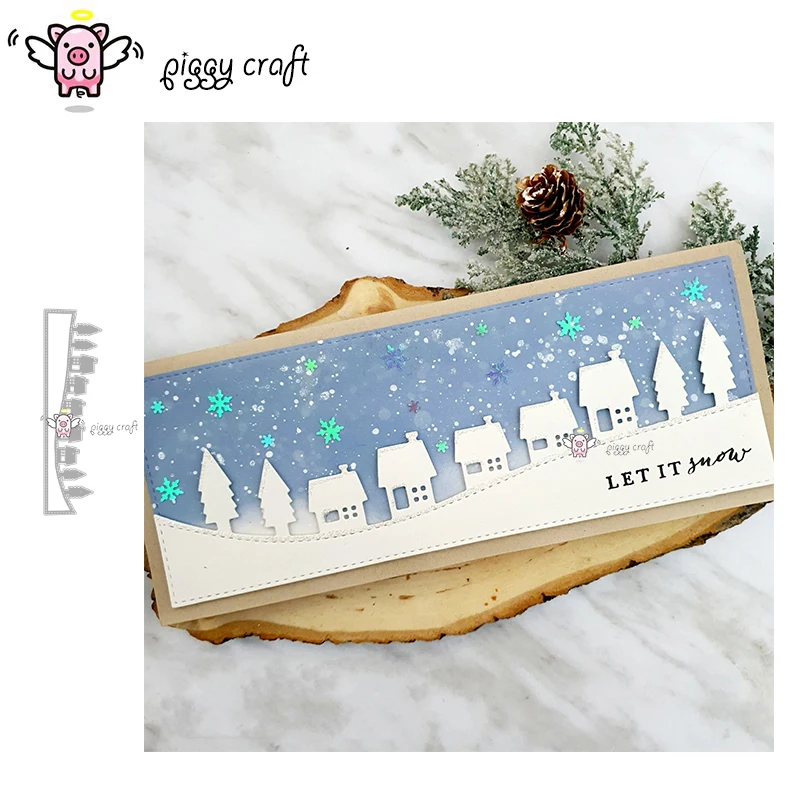 

Свинья, для рукоделия металлические высекательные штампы, форма для рождественской елки, дома, скрапбукинга, бумаги, ремесло, лезвие, штампо...