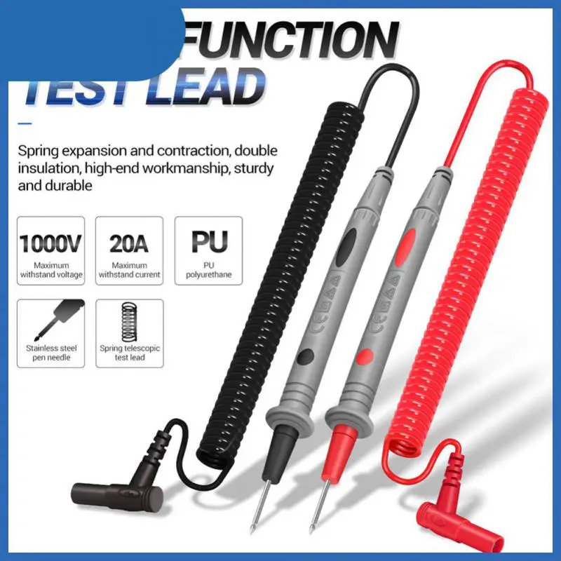 

20A 1000V Probe Test Leads Pin for Digital Multimeter Needle Tip Multi Meter Tester Lead Probe Wire Pen Cable Analysis Tools