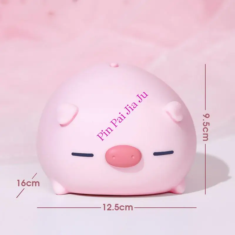 

Birthday Gift Cartoon Piggy Bank Cute Money Coin Box Kid Toys Squeak Lovely Pig Saving Bank Animal Ornament Storage Saving Box