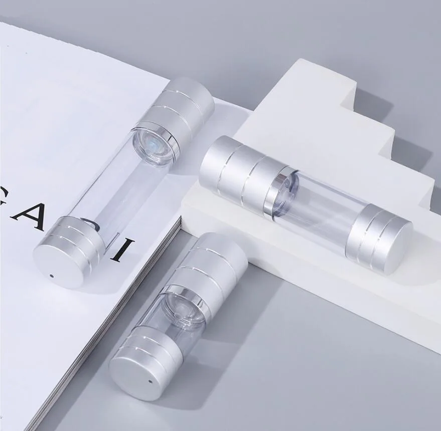 80 мл пластиковая алюминиевая бутылка с безвоздушным насосом электронная