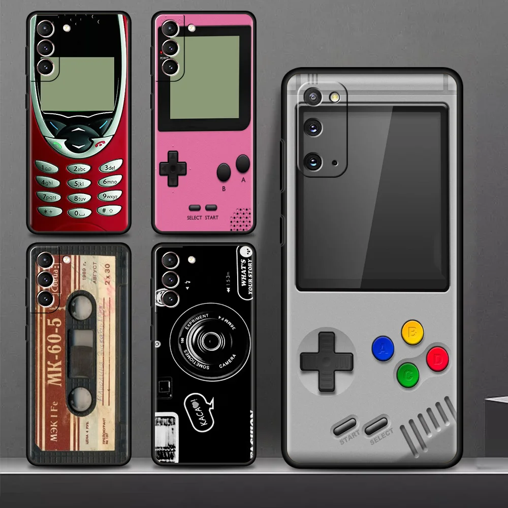 

Funny Magnetic Tape Case For Samsung Galaxy S22 S20 FE S21 Plus Soft Phone Cover S10 S9 S8 Note 20 Ultra 10 Lite TPU Shell