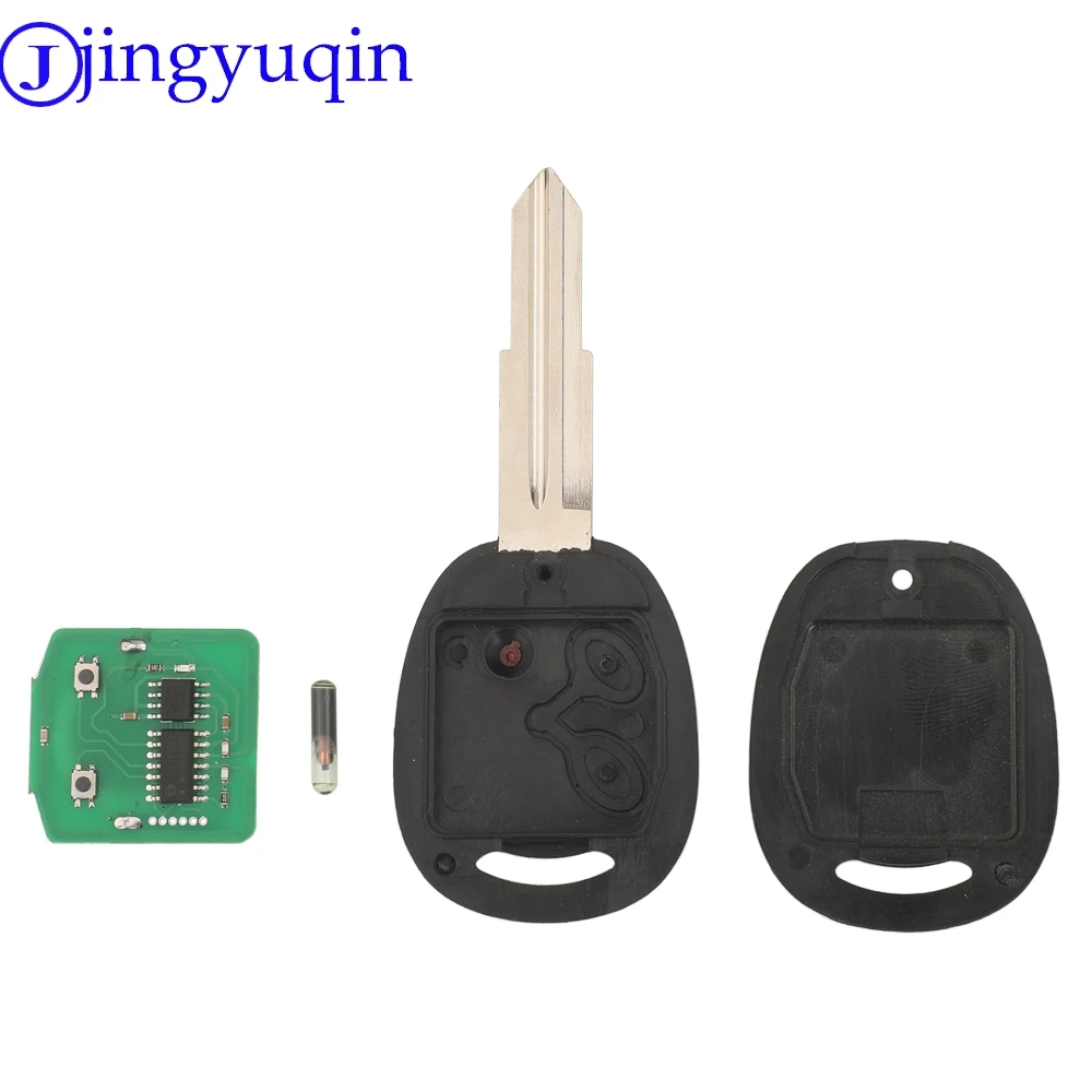 Сменный 2-кнопочный Дистанционный Автомобильный Ключ Jingyuqin Для Chevrolet Aveo Spark 2009-2016