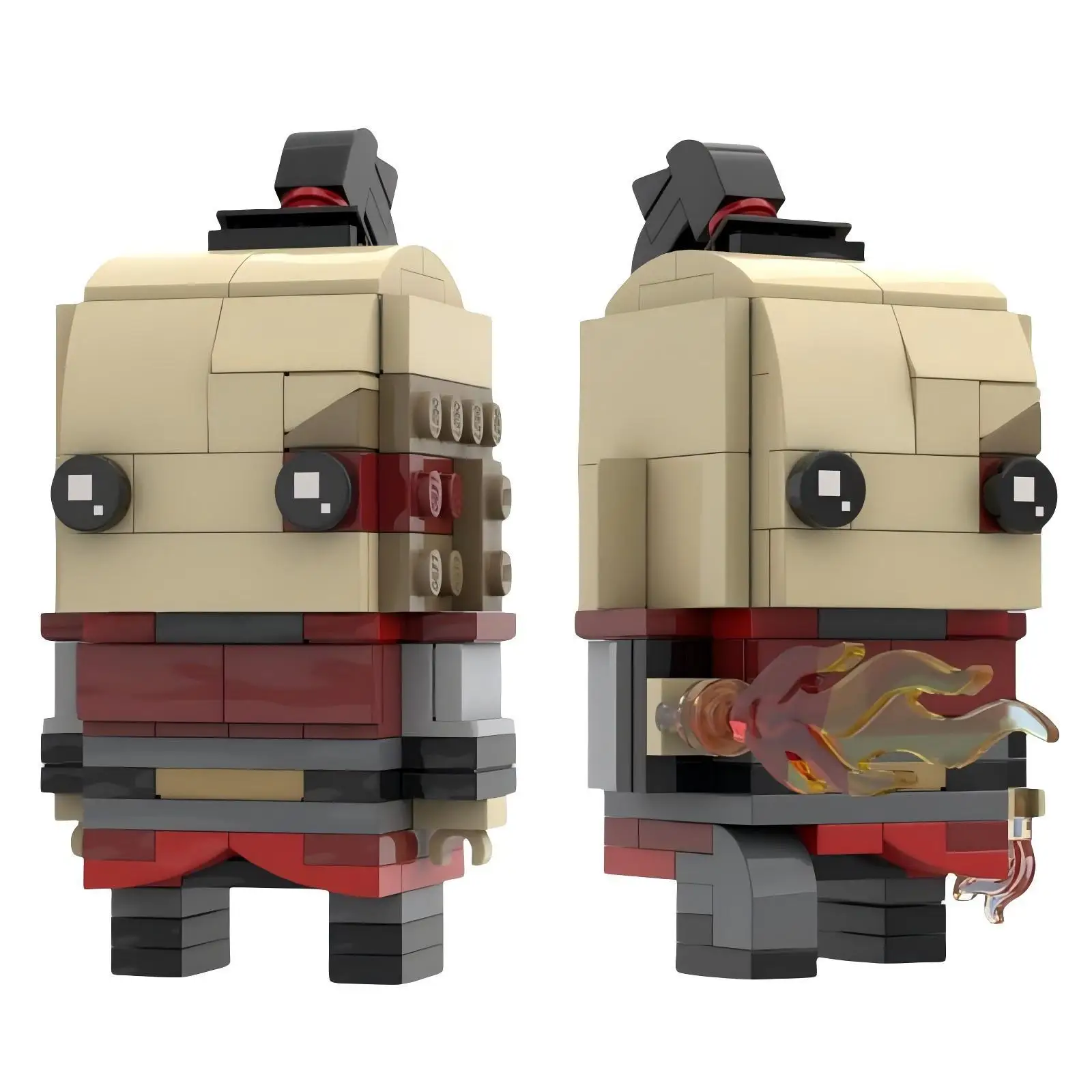 Конструктор MOC Momo Movie Skyline: Аватар - Легенда об Аанге, фигурки Мастера, квадратные головы, креативные строительные блоки, игрушки (art.: 3920dc0fe4bed) - 3920dc0fe4bed