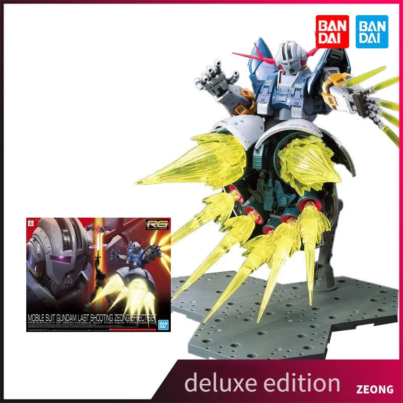 Bandai Аниме Gundam Rg 1/144 Deluxe Edition Msn-02 Zeong Gunpla экшн-фигурка Сборная модель робота детские