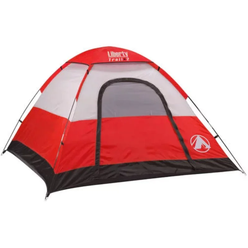 

3-х сезонная купольная палатка GIGATENT 7 ′ X 7 ′ 3 человек, водонепроницаемая и устойчивая к УФ-излучению ткань, сумка для переноски (красная)