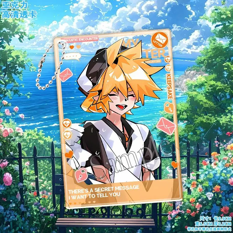 Фото Брелок для ключей Anmicius Ray Godrose Tomka, аниме-брелок Xander Grey AOTU WORLD, мужской брелок для женщин, акриловый брелок-подвеска с мультяшным персонажем, подарок №4