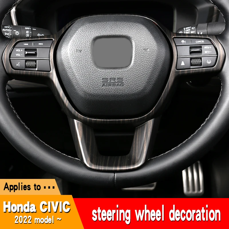 

The steering wheel trim frame is suitable for the interior bright strip of the 11th generation Honda Civic in model year 22