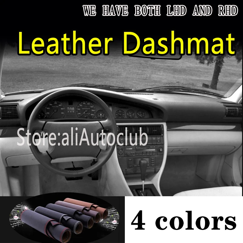 

For Audi 100 C4 1990 1991 1992 1994 Leather Dashmat Dashboard Cover Dash Mat Sunshade Carpet Custom Car Styling Auto Accessories