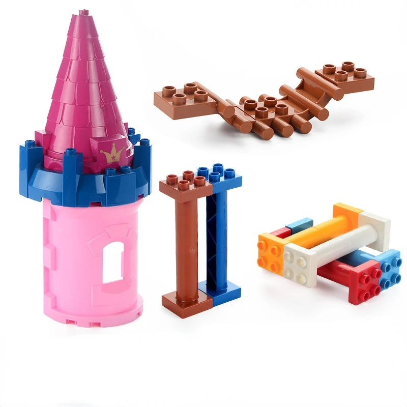 Игрушечные блоки для сборки старинного замка детей |