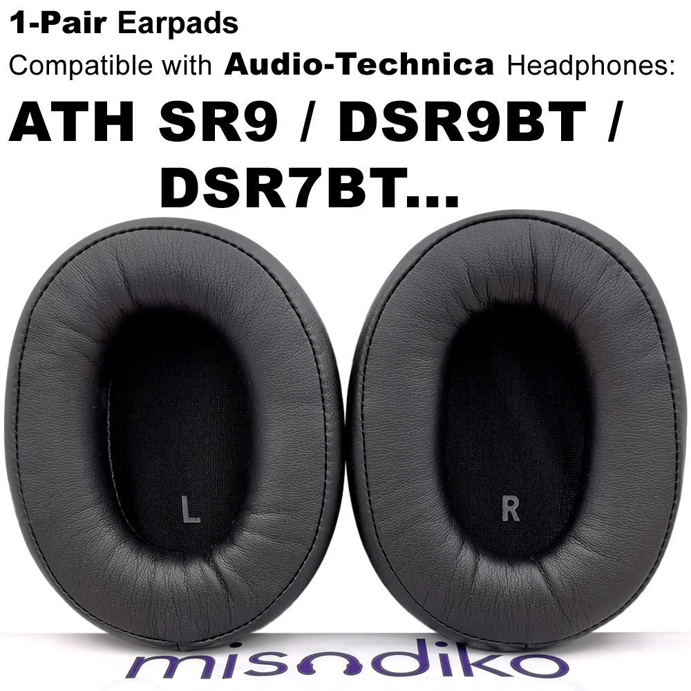 Сменные амбушюры misodiko для ATH-SR9 ATH-DSR9BT ATH-DSR7BT вкладыши для наушников