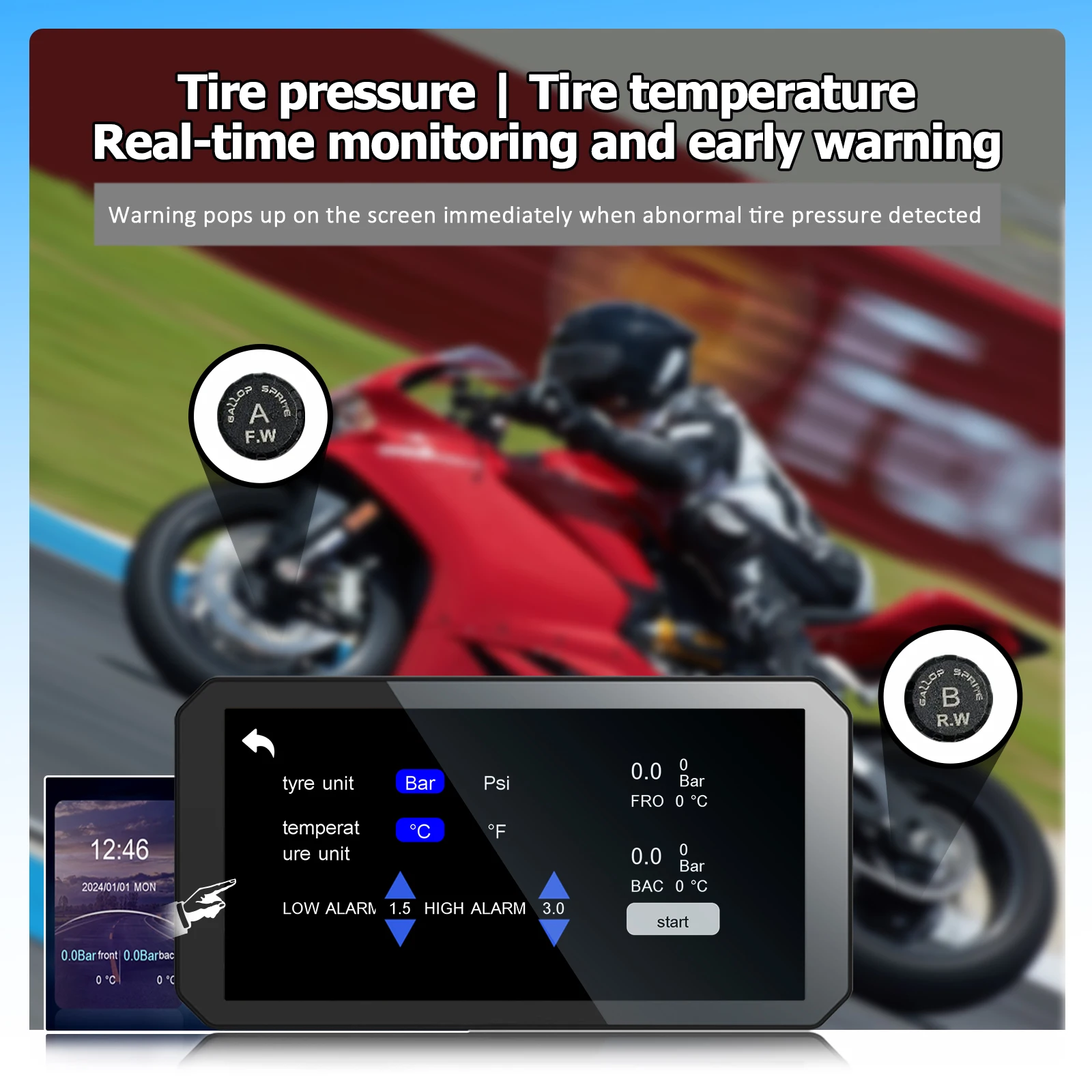 Maxca X6 Pro мотоцикл беспроводной CarPlay Android автонавигатор с двойной камерой рекордер