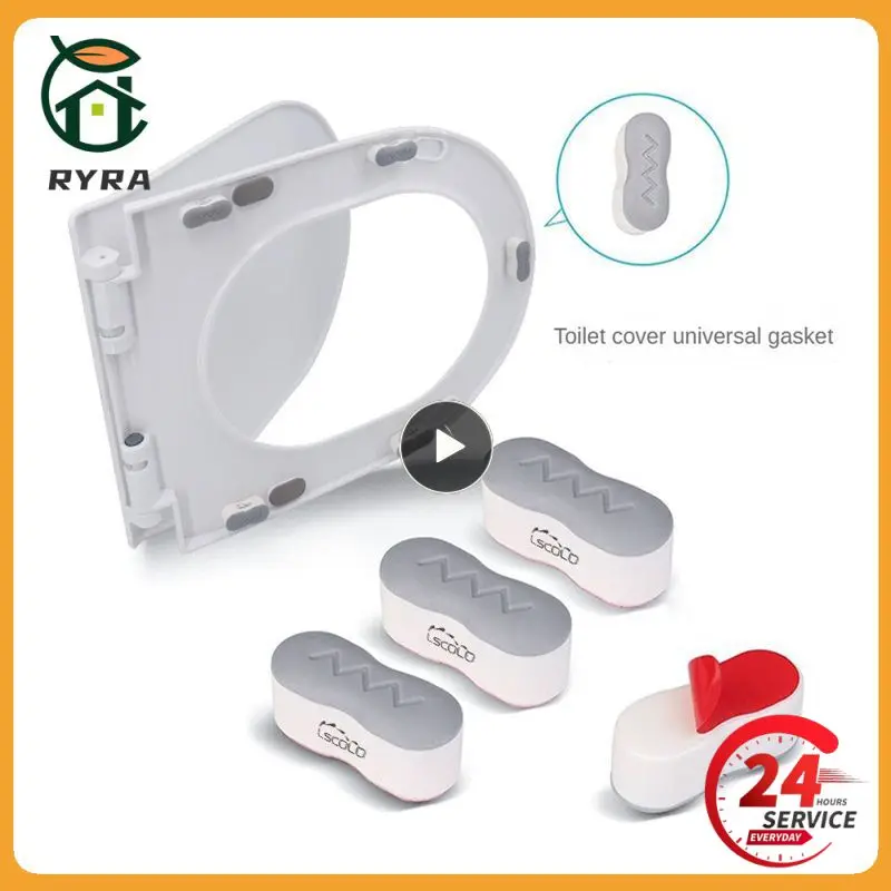 Универсальная подушка для крышки унитаза противоскользящая сиденья резиновая