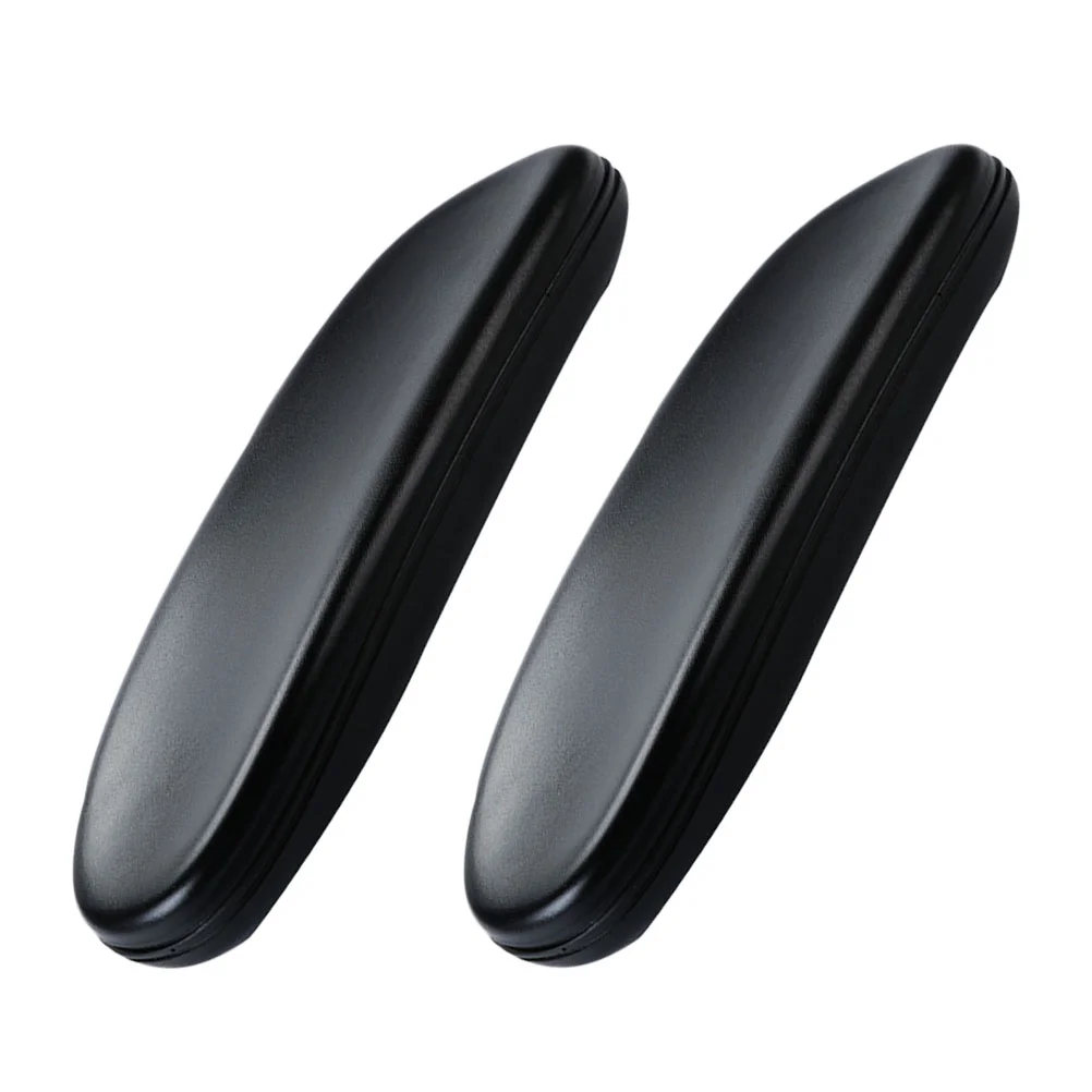 

2pcs Office Chair Armrest Universal PU Leather Replacement Chair Arm Pads (Black)
