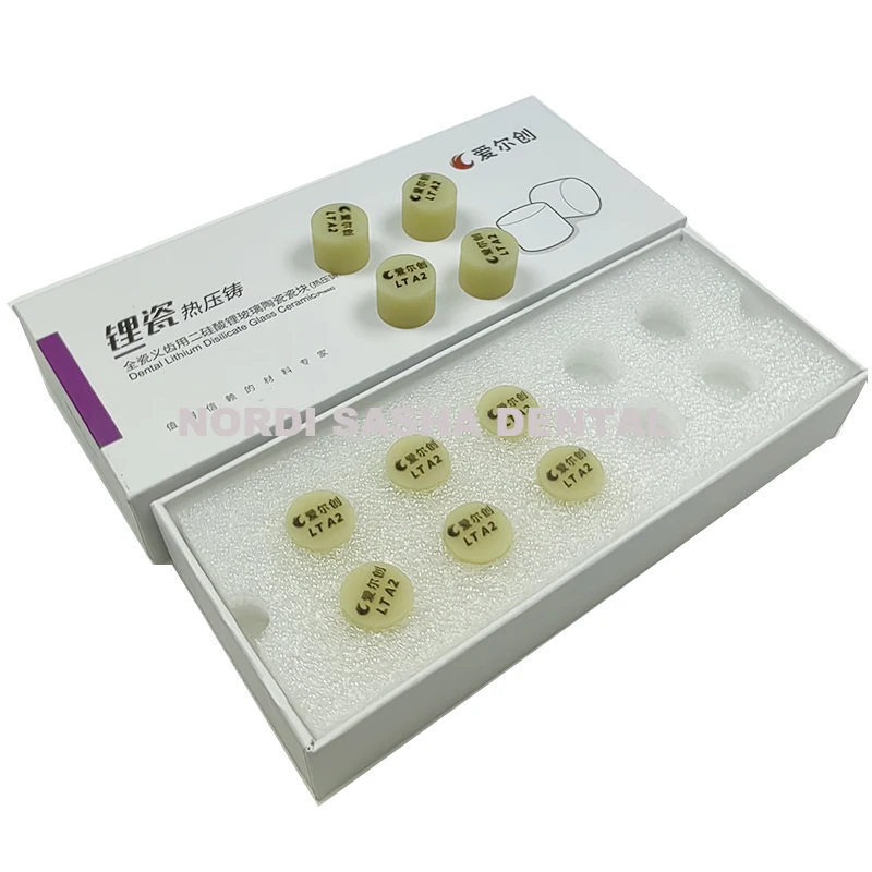 10 шт./кор. стоматологические пресс-слитки Upcera Emax стеклокерамика блок материал для