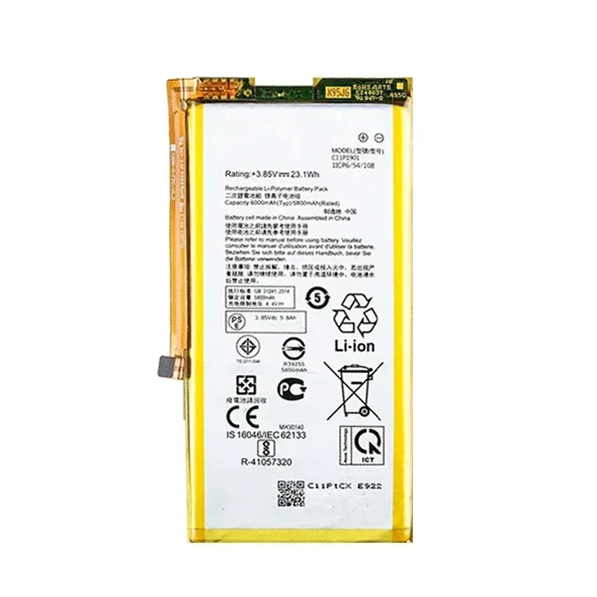 Аккумулятор большой емкости C11P1901 ZS660KL I001DB для телефона ASUS ROG 2 ROG2 игровая батарея +