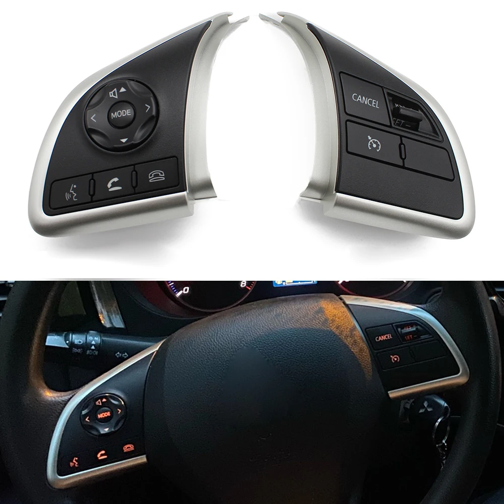 

Car Steering Wheel Button Cruise Control Switch For Mitsubishi Outlander ASX 2013 2014 2015 Xpander 2016 2017 2018 2019