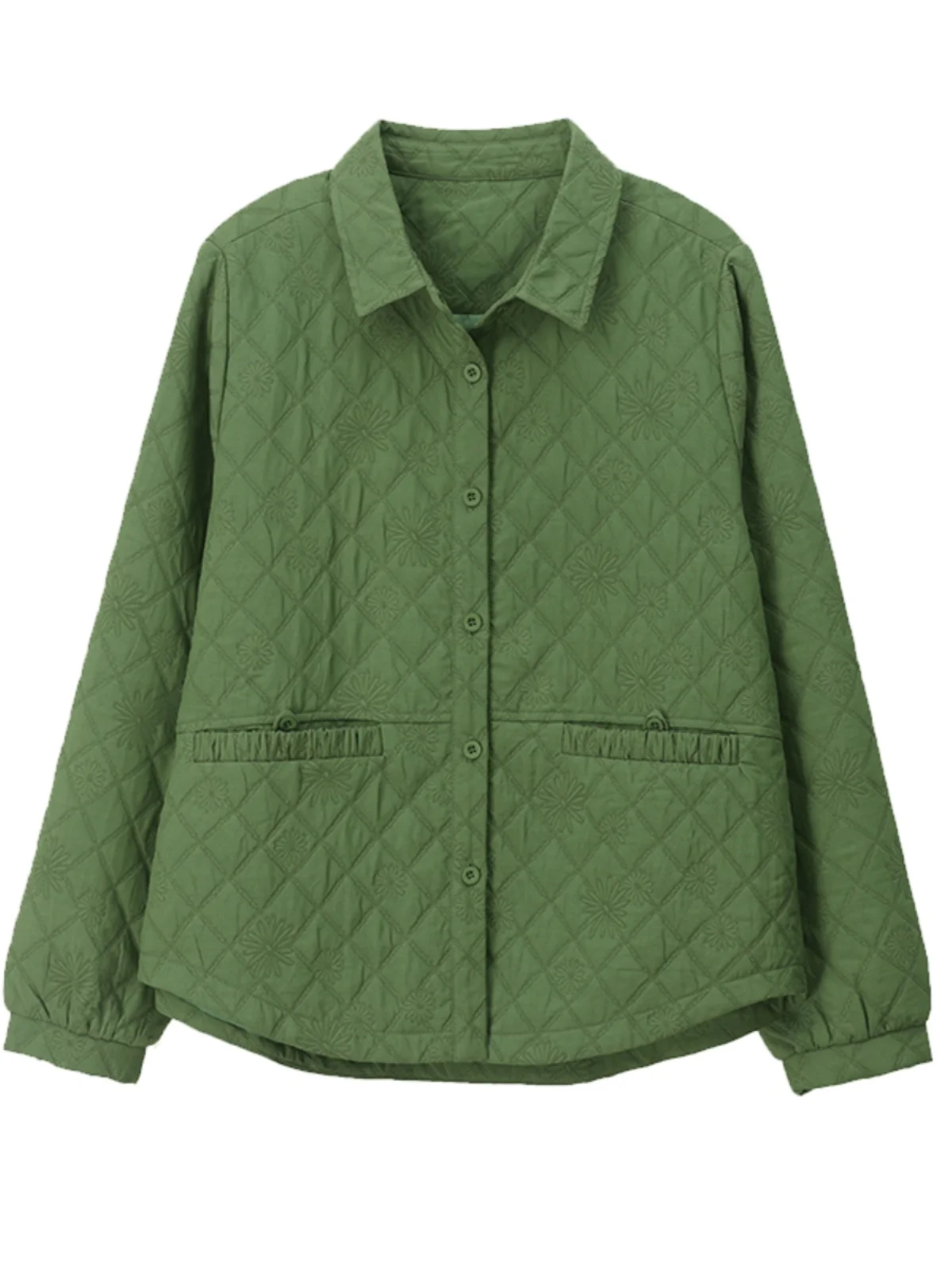 Верхняя одежда с ромбами для отдыха женская весна 2024 новая мода в стиле вестерн