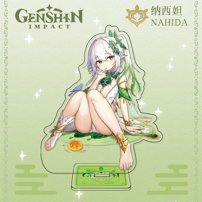 

Cartoon 16cm Genshin Impact Acrylic Brand Anime Figure Model Toys NAHIDA Collect Toys Periphery Xumi District Fan Gift