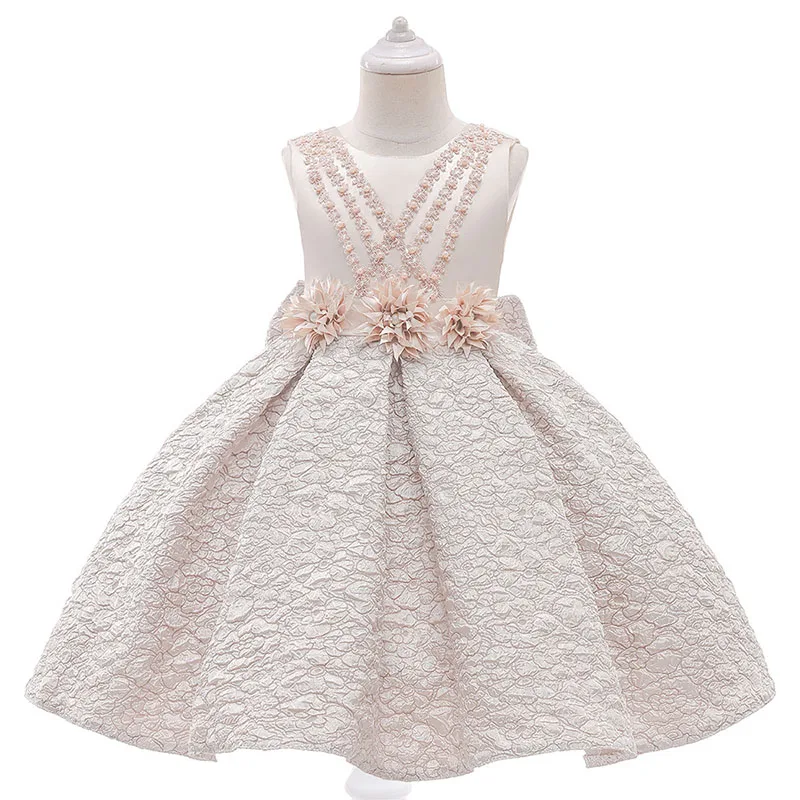 

Детское платье принцессы платье с вышивкой без рукавов с бантом платье принцессы для маленькой девочки костюм пианино для выступления