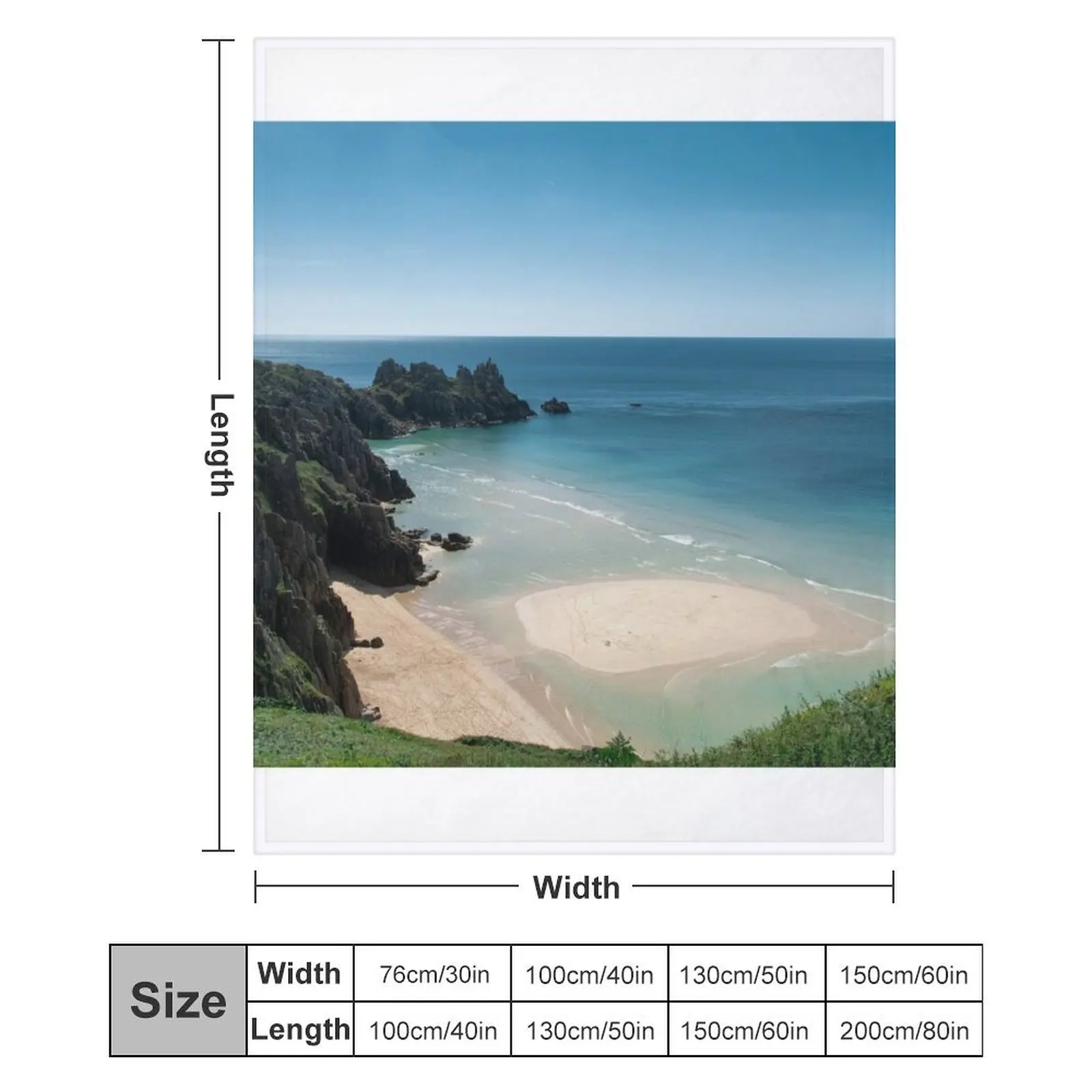 Pedn Vounder Beach Cornwall местоположение фильма Poldark одеяла и пледы с волосатыми роскошными