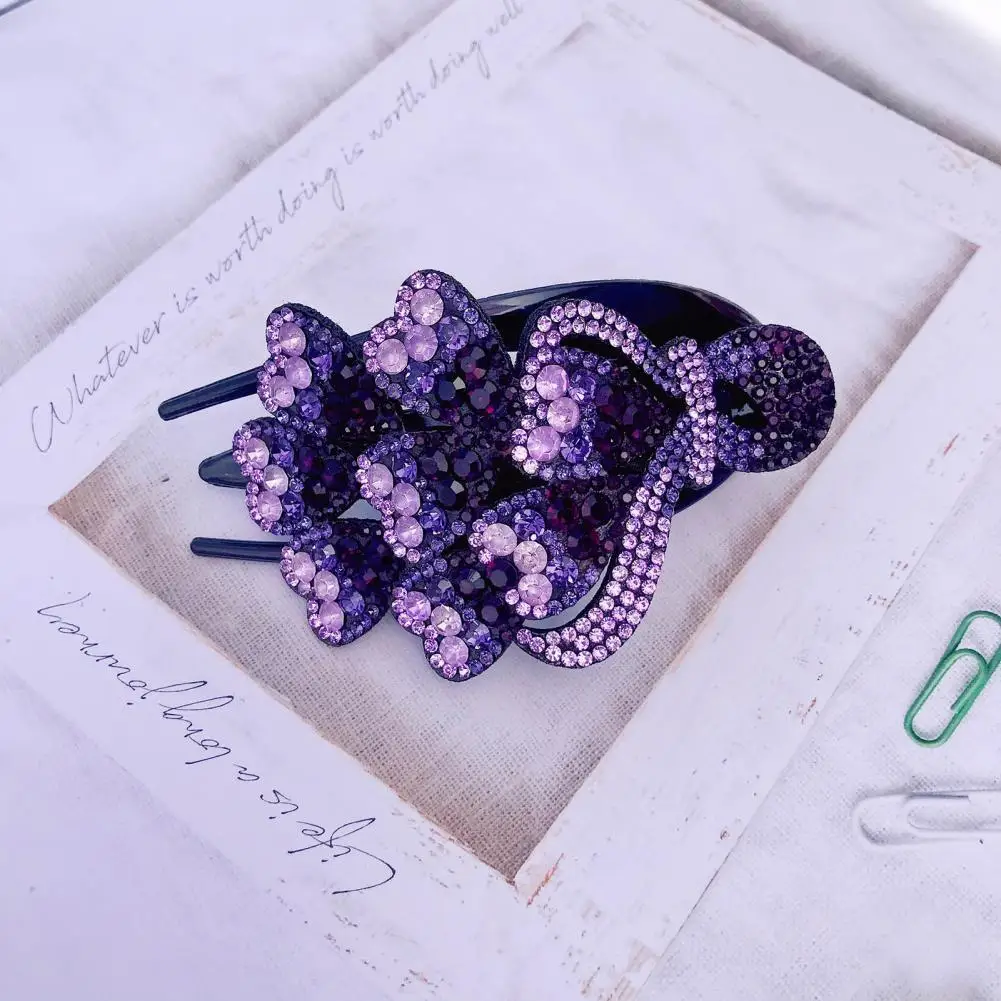 

Durable Beautiful Heart Dovetail Decor Women Hair Clip Gift Women Hair Clip Strong Claws for Photography Props