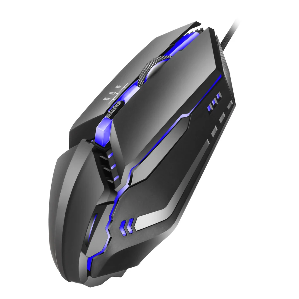 

Проводная USB-мышь со светодиодной подсветильник кой, 7 цветов, 1600 DPI