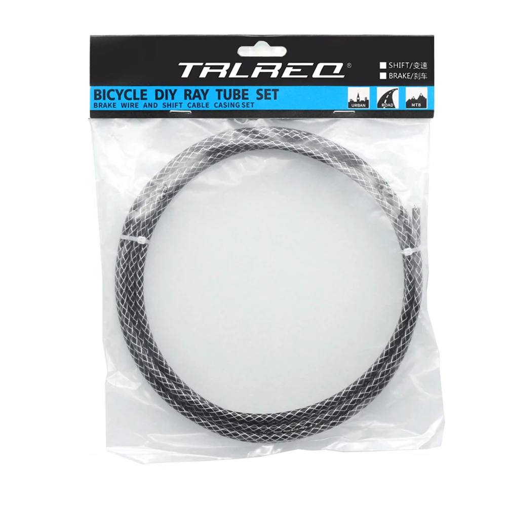 

Bicycle Shift/Brake Hose 118inches 5mm Accessories Braided Line Tube Braided Yarn Brake Oil Injection Practical